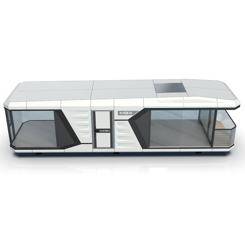 Prefab Small Modular Homes For Living Capsule Hotel With Entry Door