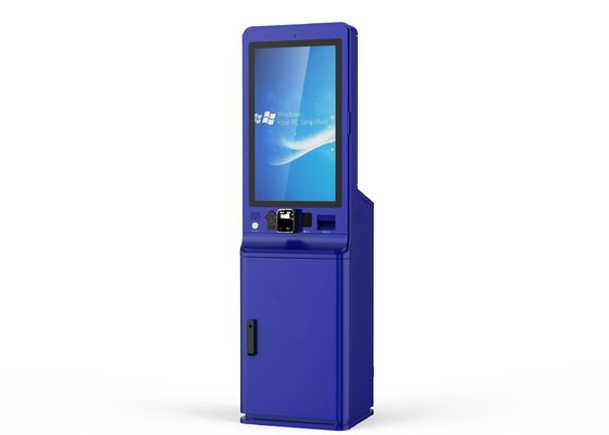 Outdoor payment kiosk with 32 inch touch screen credit card reader kiosk