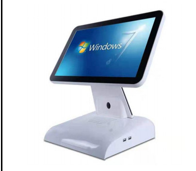 Aluminium Alloy Base POS Mesin Kasir POS Semua Dalam Satu Komputer Layar Sentuh