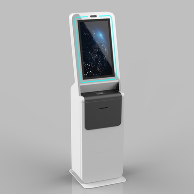LEAN Windows Android Hotel Self Check In Kiosk Kartu Uang Tunai Uang Tunai Mesin Self-Service