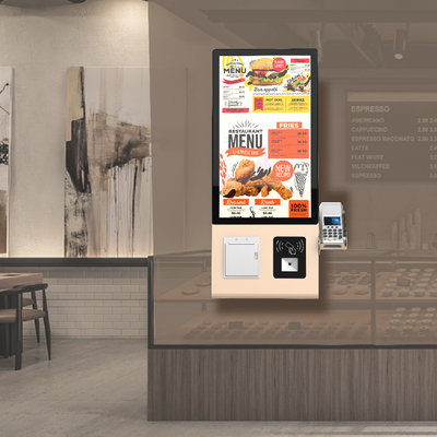 Self Checkout Kiosk Dengan layar sentuh layar 23.8inch Printer Scanner Untuk supermarket toko ritel