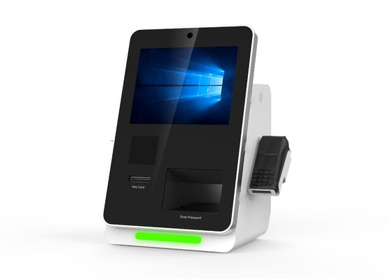 Android OS Sistem Windows Mesin Pembayaran Layanan Mandiri 15 Inch untuk Hotel