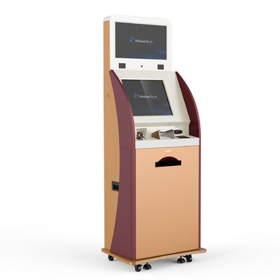 Free Standing Touch Screen Rumah Sakit Self Lab Printing Kios Pembayaran 19 Inch
